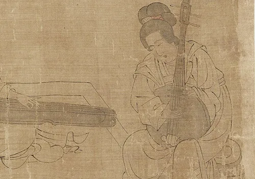 穿越千年,走进周文矩《宫中图》的宫廷生活场景 历代国画 第6张-墨韵书香