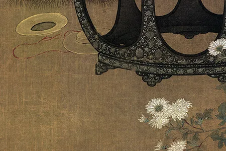 《秋庭戏婴图》:看看千年前北宋的孩童都玩什么游戏? 历代国画 第7张-墨韵书香