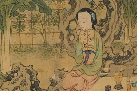 从《莺莺传》到《西厢记》：仇英笔下的爱情传奇 历代国画 第3张