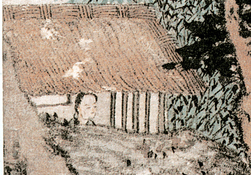元·王蒙《秋山草堂图》赏析 对自然的敬畏和对宁静生活的追求 历代国画 第13张