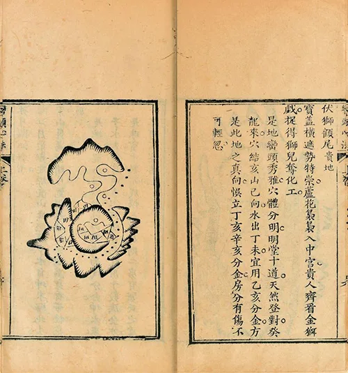 探秘清代风水奇书《峦头心法图诀》：风水世界的神秘密码 古籍善本 第13张
