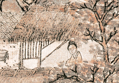 元·王蒙《秋山草堂图》赏析 对自然的敬畏和对宁静生活的追求 历代国画 第11张