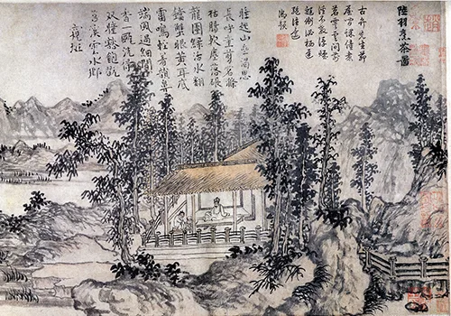 从弃婴到茶界大佬:陆羽的逆袭人生,全在这幅画里 历代国画 第8张-墨韵书香