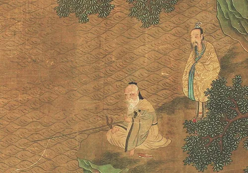 「飞熊入梦」千年传奇：刘松年画里的姜子牙，藏着中国人的求贤理想 历代国画 第7张