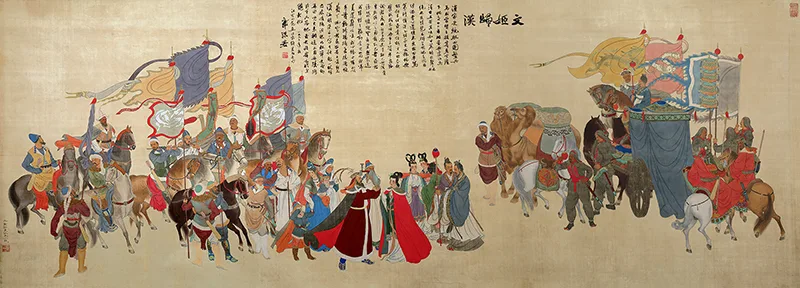 从「被拒参展」到「一夜成名」：范曾《文姬归汉图》的逆袭之路 历代国画 第8张