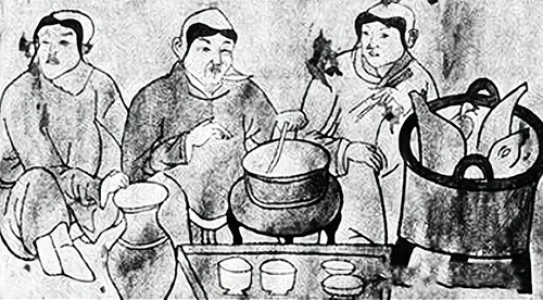 古人吃火锅多奢侈？从战国古董羹到宋朝 “拨霞供”，书画里的涮肉太会了 书画知识 第10张