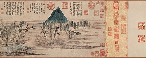 最疯题跋 + 最狂盖章之最！这副古画堪称文物界的话痨精 + 印章控 书画知识 第8张
