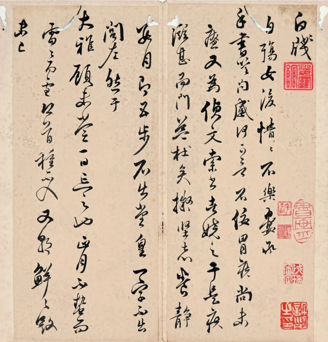 明代黄之璧行草书册《致公旦尺牍》 历代书法 第8张-墨韵书香 明代黄之璧行草书册《致公旦尺牍》 历代书法 第8张