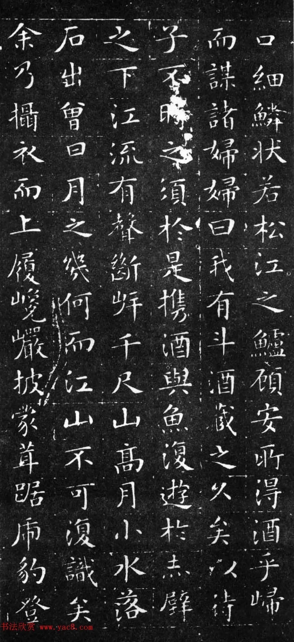 文徵明为陈伯慧书赤壁赋 历代书法 第8张