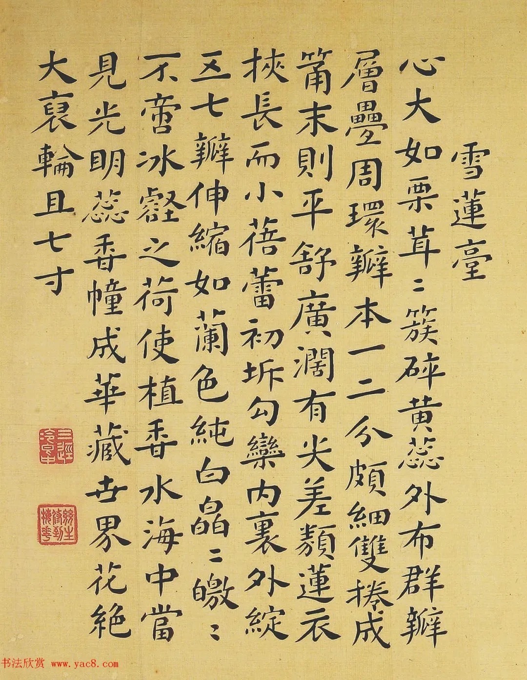 清代书法家湛畗书《菊谱》册页（高清大图） 历代书法 第16张