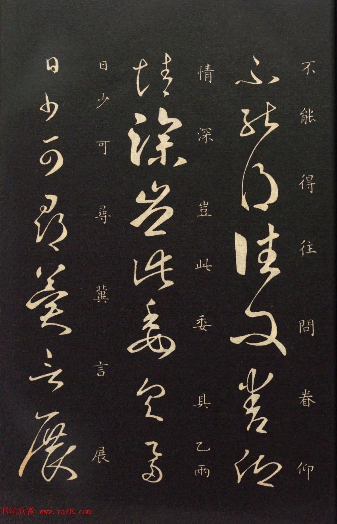 智永草书《劳动帖》(久别帖) 历代书法 第3张-墨韵书香 智永草书《劳动帖》(久别帖) 历代书法 第3张