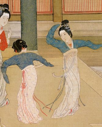 未央春事：《汉宫春晓图》中的21处静谧与灵动｜古画里的故事 书画知识 第13张