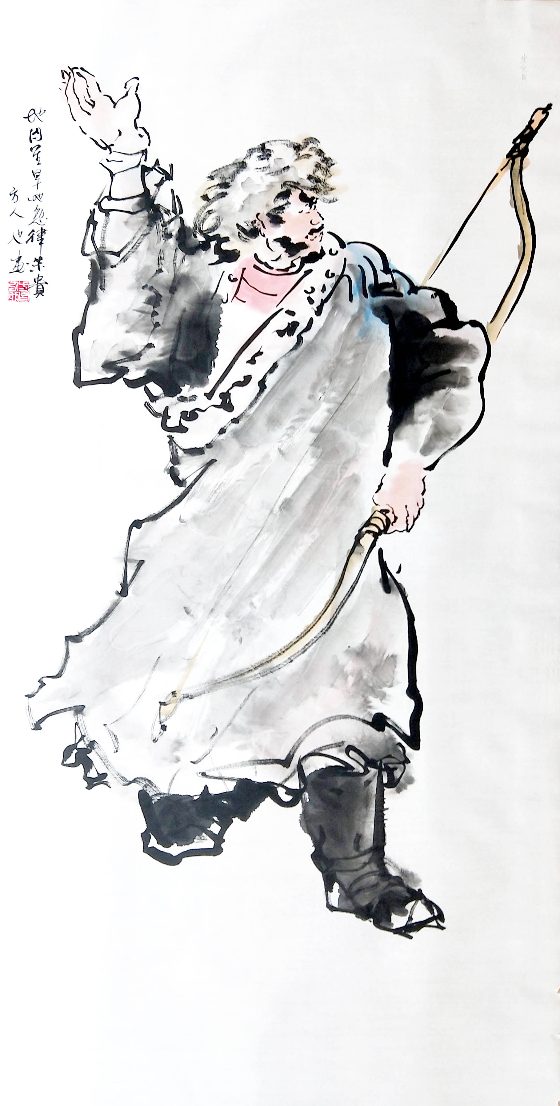 解析方人也国画《108 将》中的人物神韵 书画知识 第5张