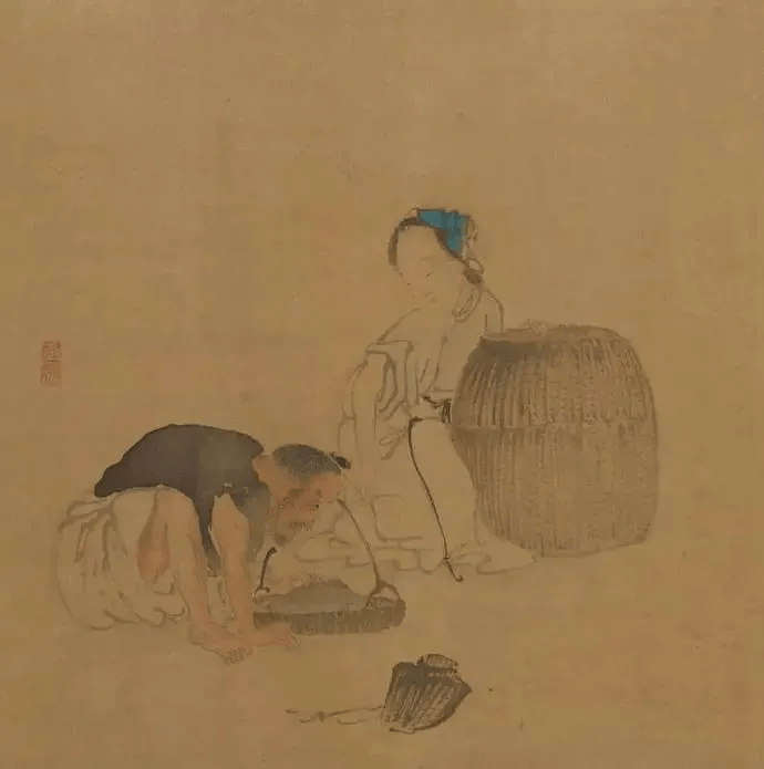 黄慎的人物画，表露出异常强烈的美学性格 书画知识 第14张