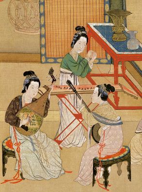 未央春事：《汉宫春晓图》中的21处静谧与灵动｜古画里的故事 书画知识 第11张