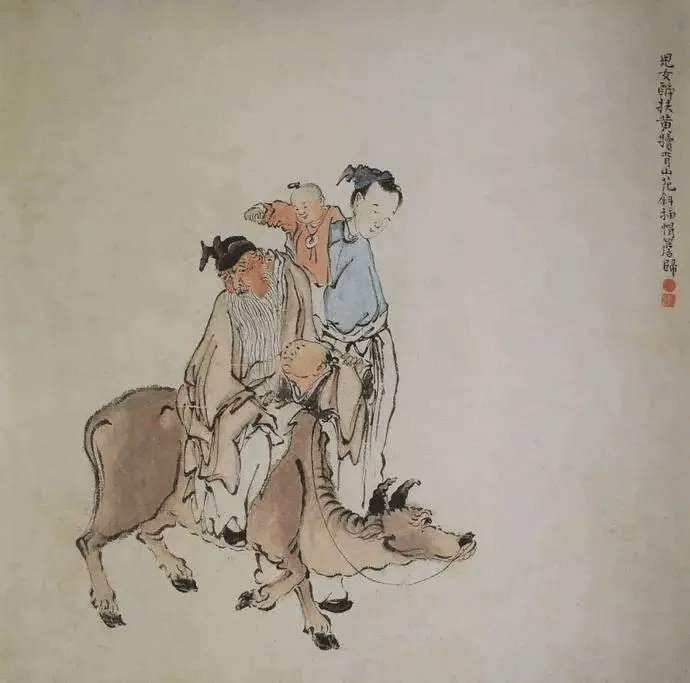 黄慎的人物画，表露出异常强烈的美学性格 书画知识 第13张
