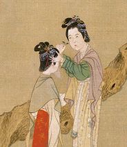 未央春事：《汉宫春晓图》中的21处静谧与灵动｜古画里的故事 书画知识 第8张