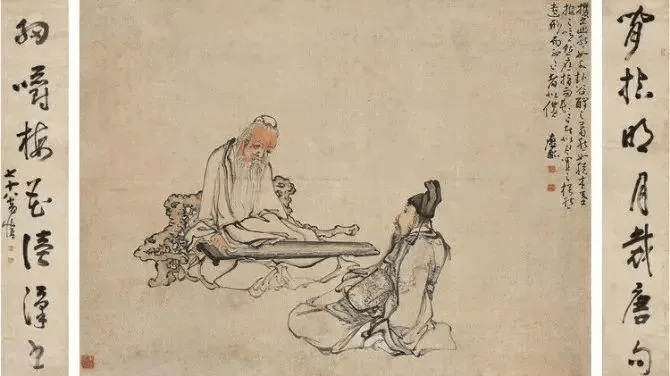 黄慎的人物画，表露出异常强烈的美学性格 书画知识 第10张