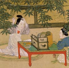 未央春事：《汉宫春晓图》中的21处静谧与灵动｜古画里的故事 书画知识 第9张