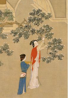 未央春事：《汉宫春晓图》中的21处静谧与灵动｜古画里的故事 书画知识 第6张
