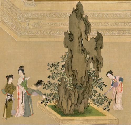 未央春事：《汉宫春晓图》中的21处静谧与灵动｜古画里的故事 书画知识 第7张