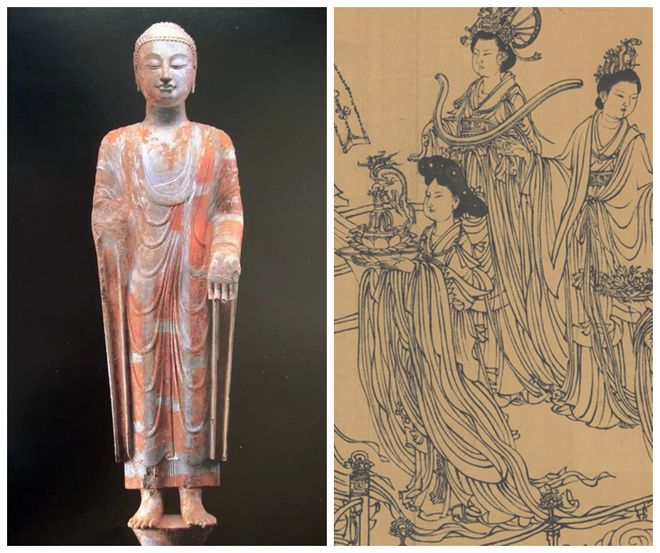 曹仲达 “曹衣出水” 缘何成佛教绘画典范？ 书画知识 第1张