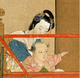 未央春事：《汉宫春晓图》中的21处静谧与灵动｜古画里的故事 书画知识 第21张