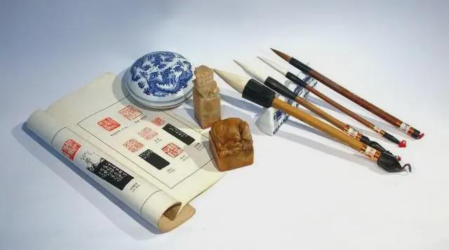 文房四宝——笔、墨、纸、砚的渊源 书画知识 第2张