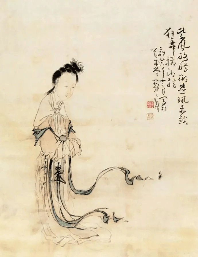 黄慎的人物画，表露出异常强烈的美学性格 书画知识 第6张