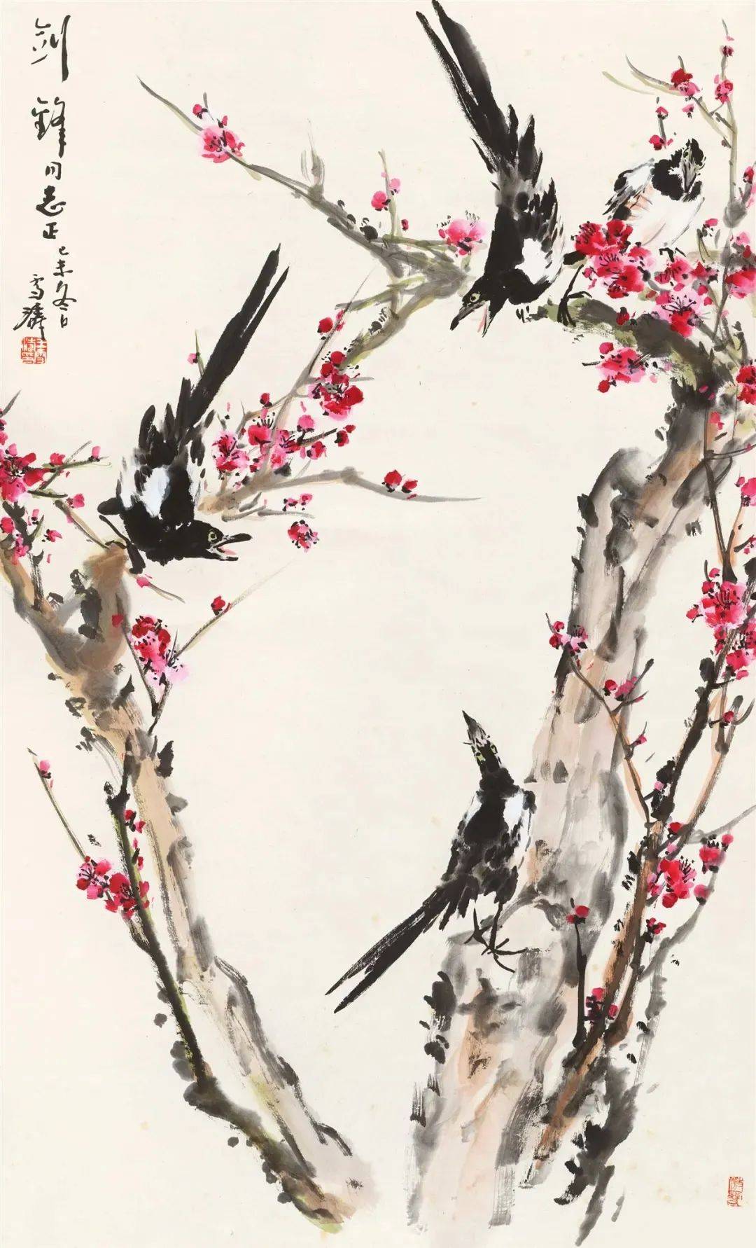 画梅点苔有两个作用 书画知识 第5张