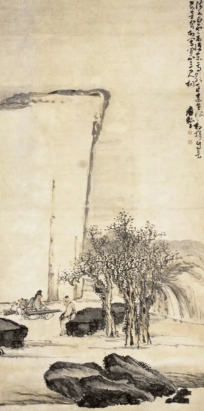 黄慎的人物画，表露出异常强烈的美学性格 书画知识 第7张