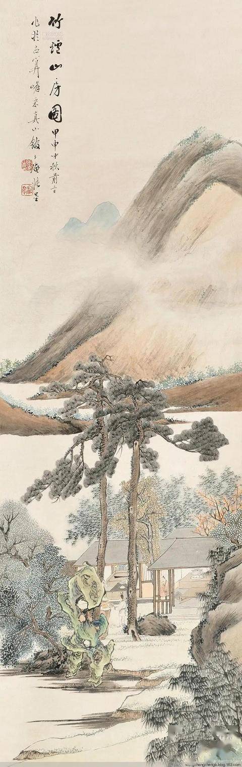 清代张崟山水画作品 名人名家 第12张