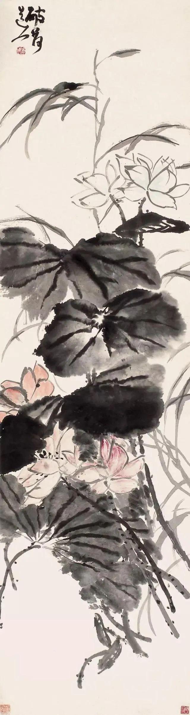 吴昌硕：画荷最忌呆黑 名人名家 第15张