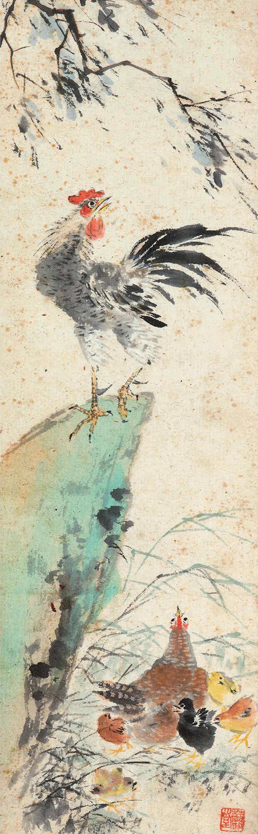 王雪涛花鸟十二条屏：清新活泼、生意盎然！ 名人名家 第3张