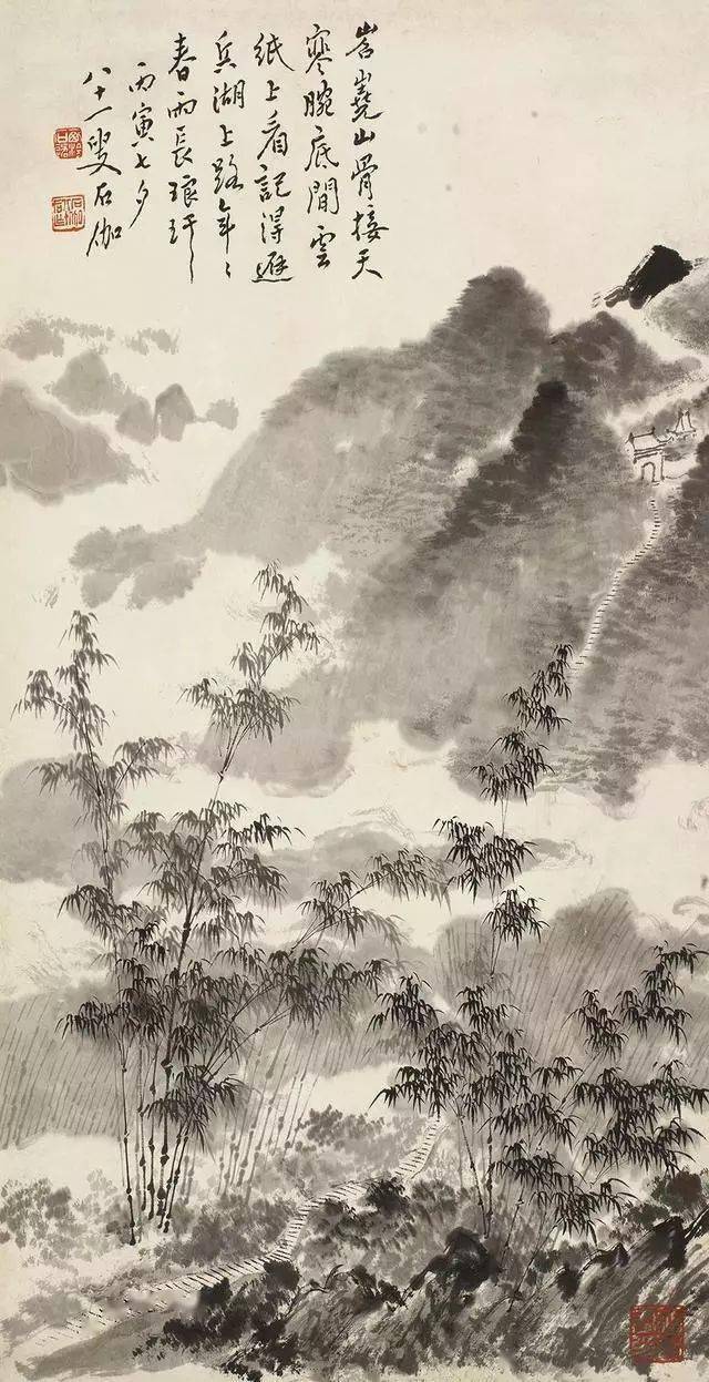 申石伽：他的山水画，能听到风声 名人名家 第14张