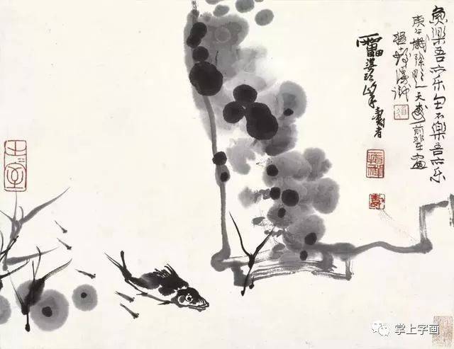 潘天寿：石涛用点，空空阔阔干燥无味 名人名家 第2张