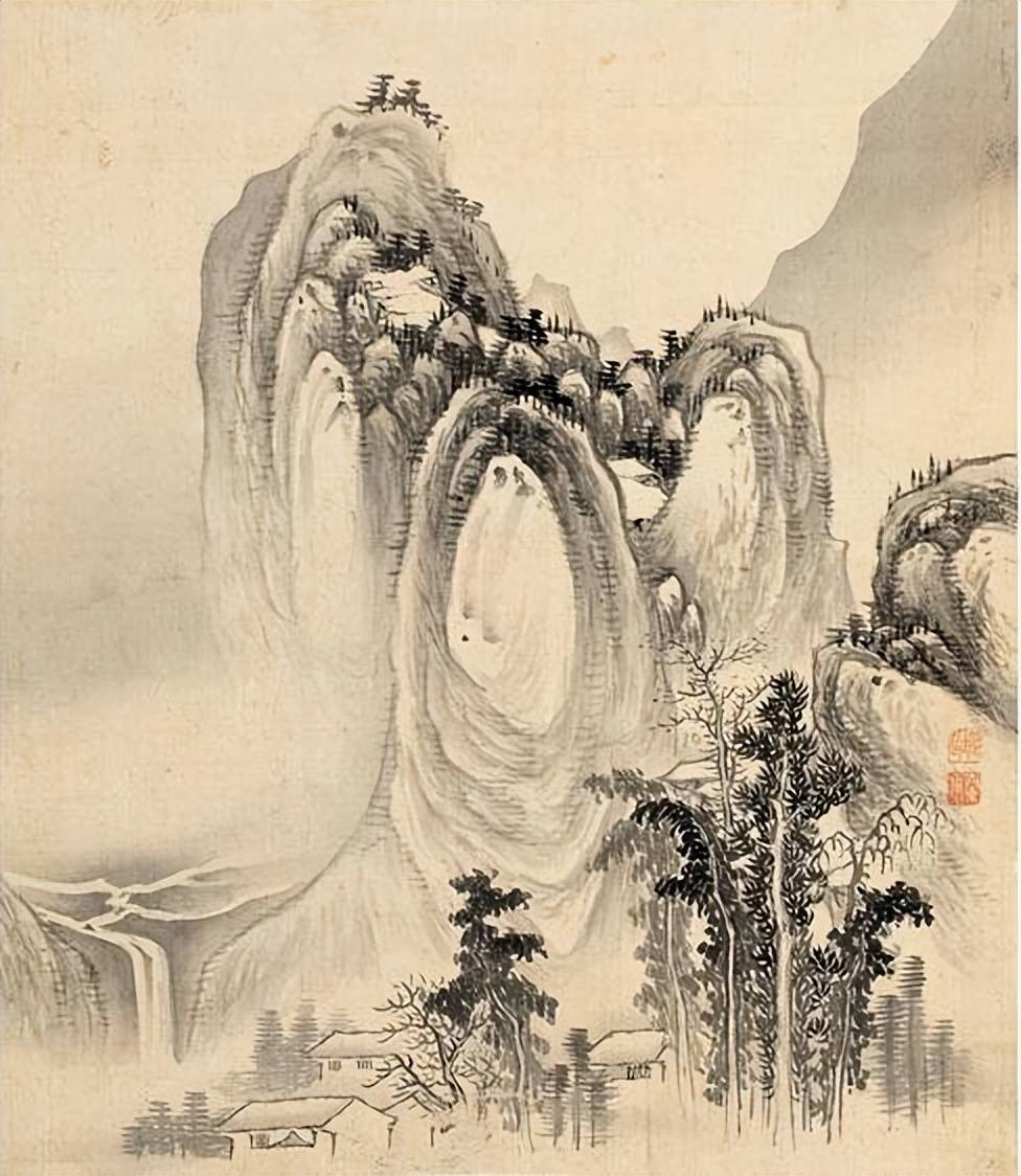 清代画家章堃《山水册》︱简约细腻，淡雅别致的画作 名人名家 第4张