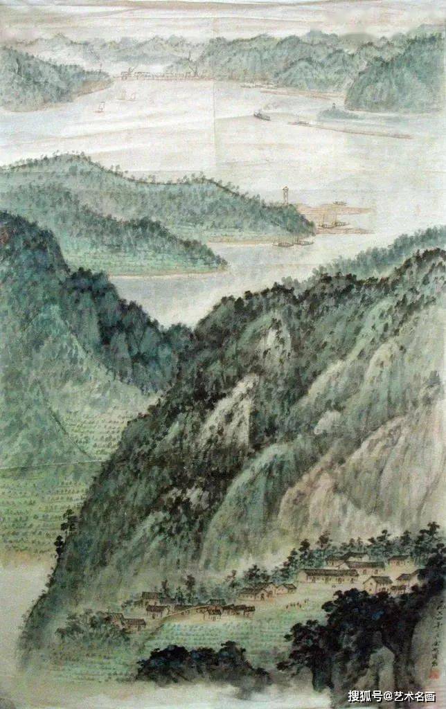 著名山水画家余彤甫作品欣赏! 名人名家 第17张