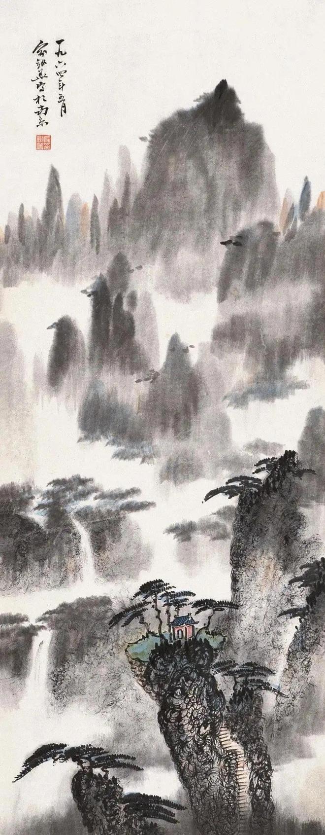 俞剑华山水画，笔墨苍劲，意境悠远 名人名家 第8张