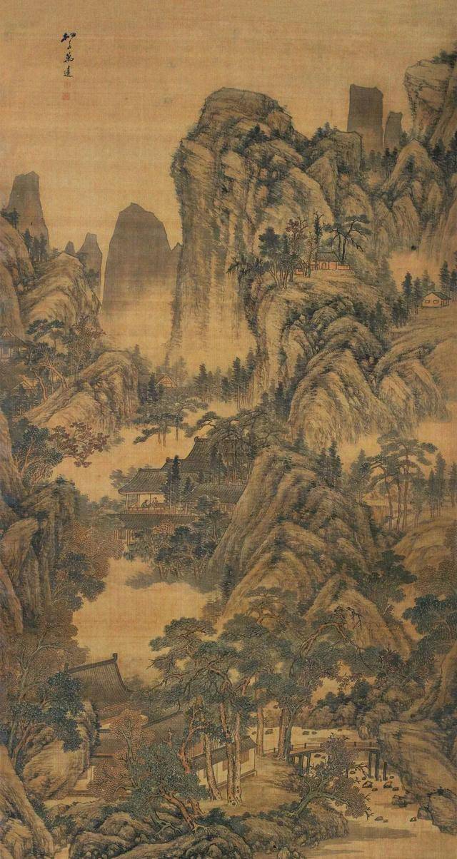 万上遴的山水画，雅韵 名人名家 第3张