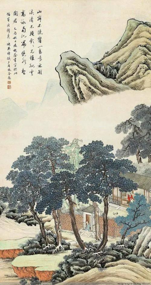 清代顾鹤庆山水画︱笔墨清逸，尽显文人情怀 名人名家 第45张