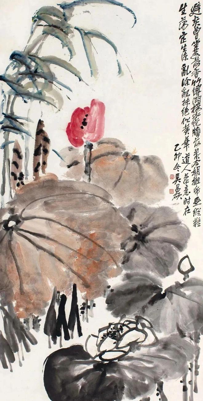 吴昌硕：画荷最忌呆黑 名人名家 第6张