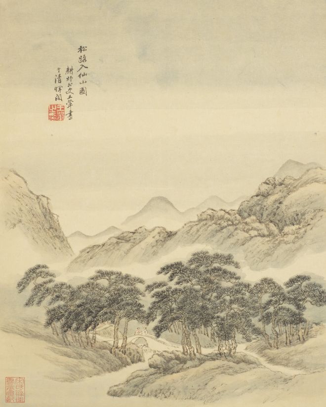 王翚晚年仿古山水册，笔底时有新意 名人名家 第8张