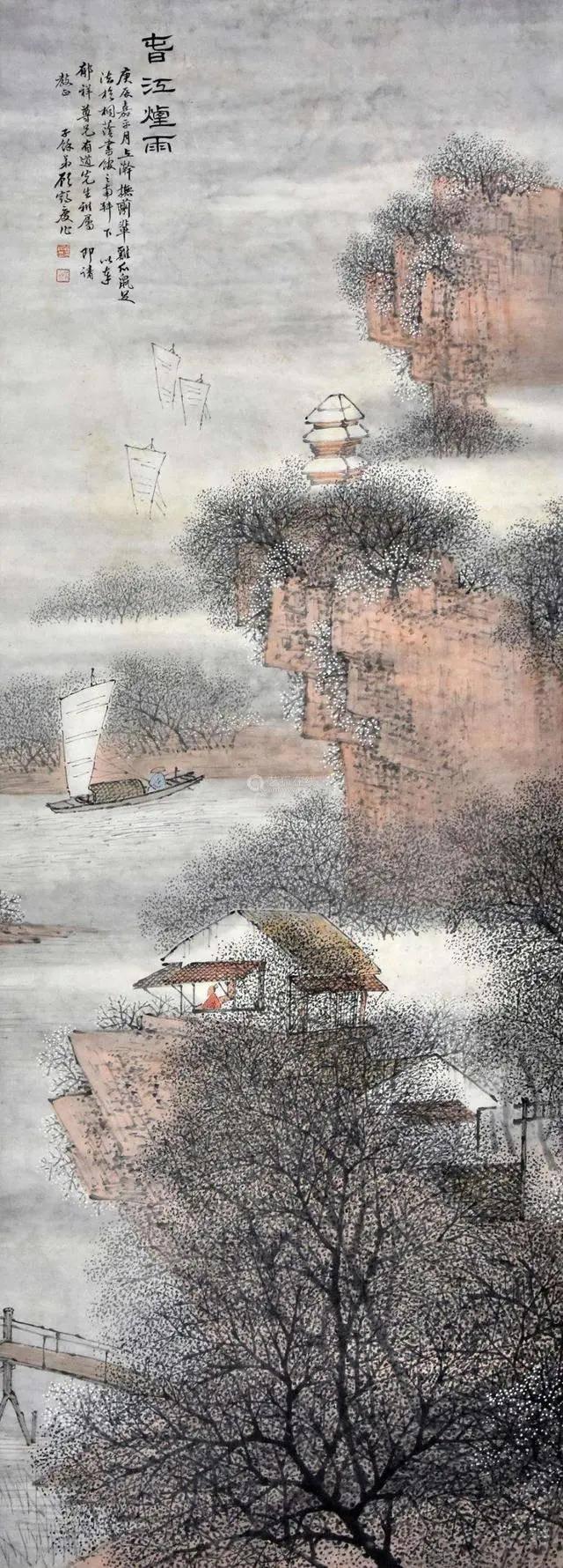 清代顾鹤庆山水画︱笔墨清逸，尽显文人情怀 名人名家 第20张