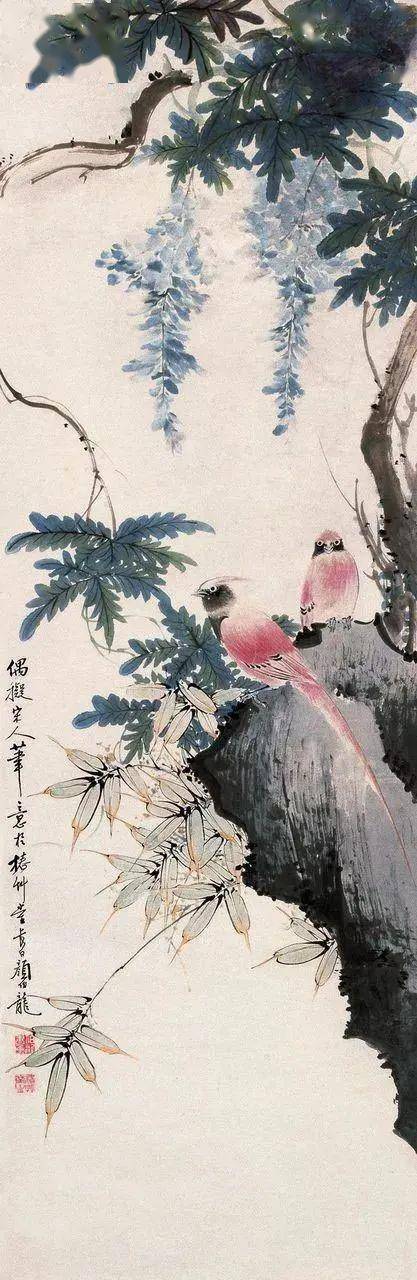颜伯龙花鸟画艺术：工写交融下的自然之美与情感共鸣 名人名家 第66张