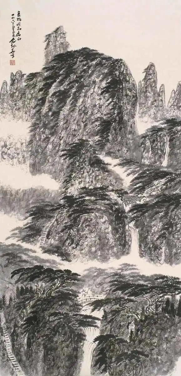 俞剑华山水画，笔墨苍劲，意境悠远 名人名家 第12张