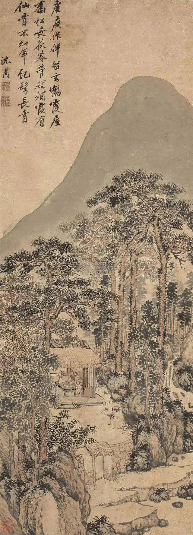 沈周山水画：明代文人画风的典范 名人名家 第47张