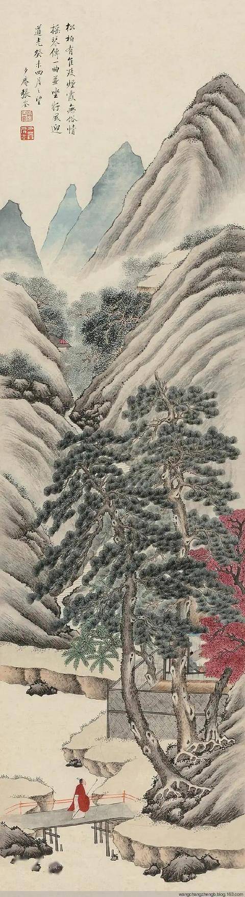 清代张崟山水画作品 名人名家 第34张