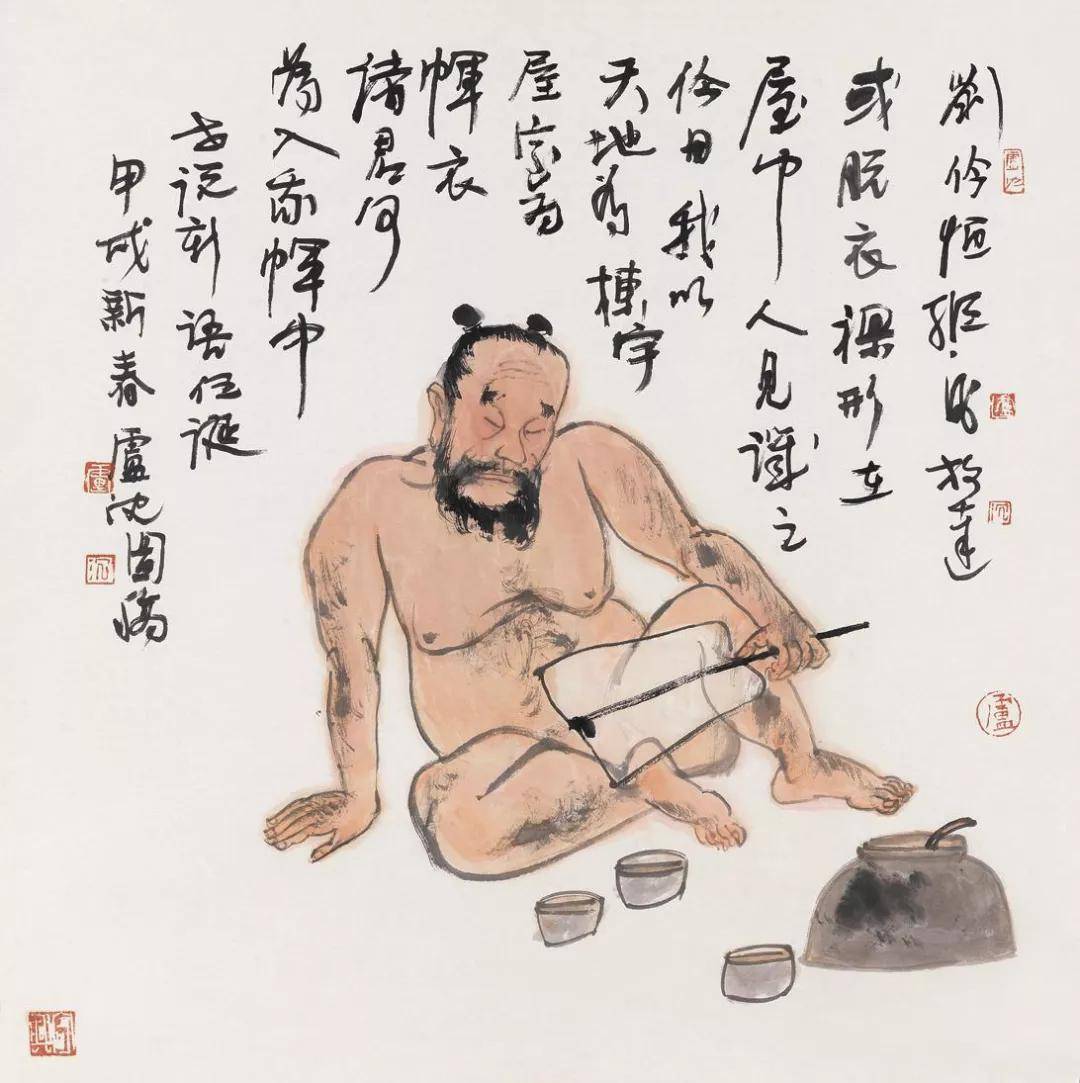 卢沉：有些老先生画了一辈子，越画越匠气 名人名家 第7张