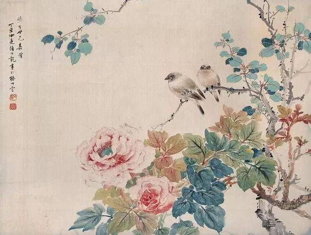 颜伯龙花鸟画艺术：工写交融下的自然之美与情感共鸣 名人名家 第69张